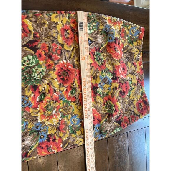 Talbots Women's Straight & Pencil Skirt Size 6 Multicolor Floral Polyester Zip - Picture 9 of 10